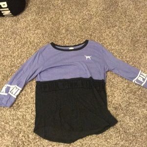 Victoria secret pink quarter sleeve